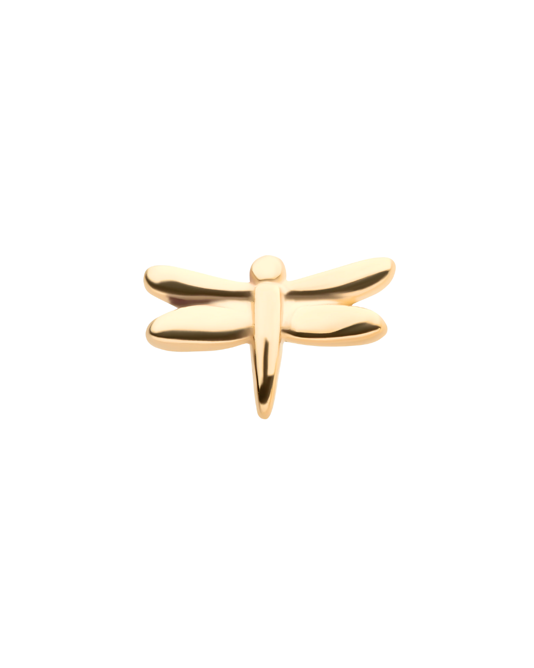 14K Gold Dragonfly Threadless Top