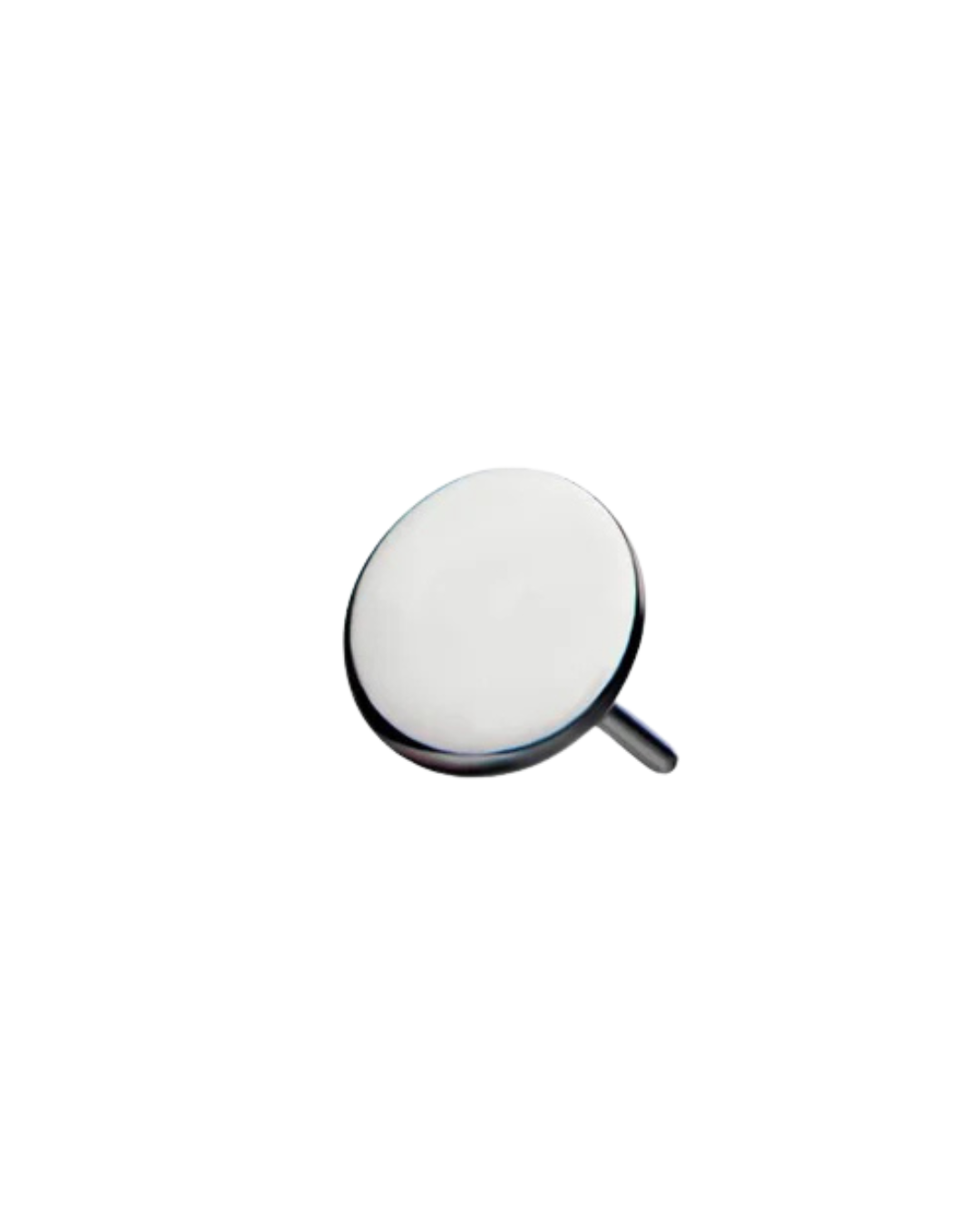 F-136 Titanium Flat Circle Threadless Top