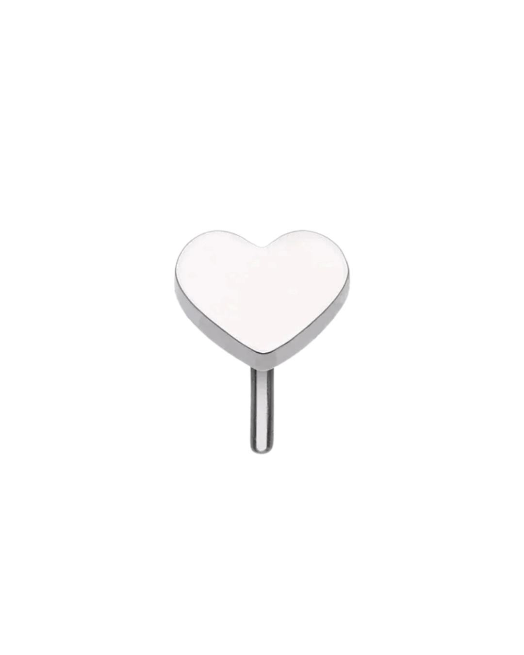 F-136 Titanium Heart Threadless Top