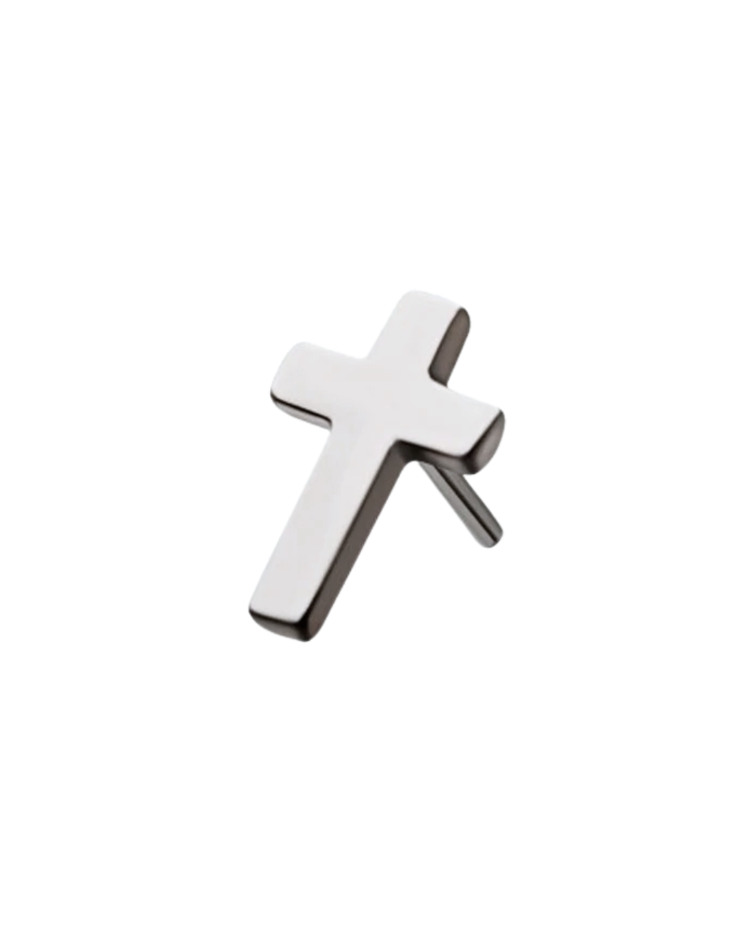 F-136 Titanium Cross Threadless Top