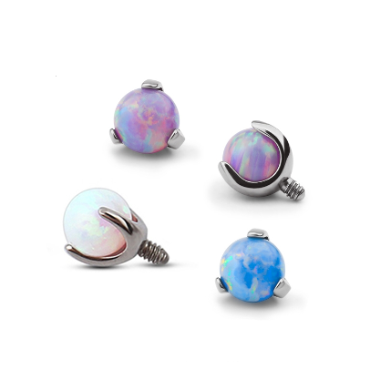 Titanium Opal Internally Threaded Top