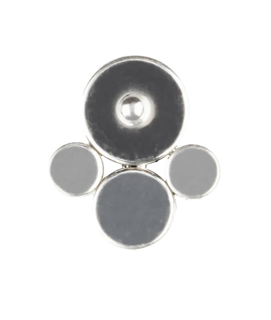 F-136 Titanium Bezel Opal Paw Internally Threaded 16G