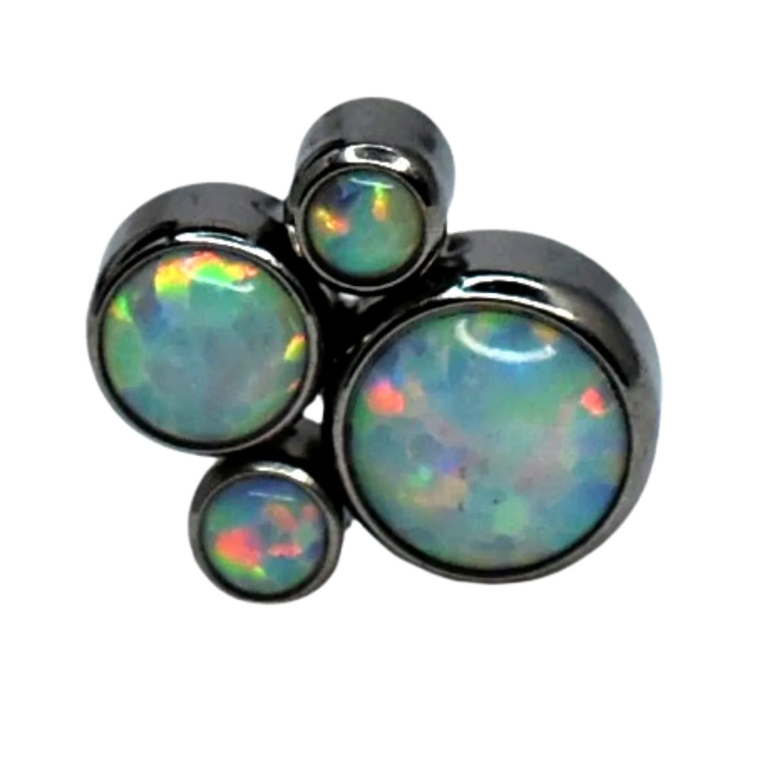 F-136 Titanium White Opal Cluster Top