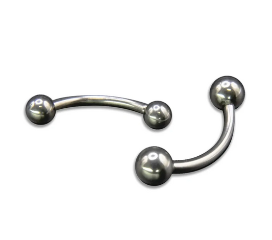 F-136 Titanium Curved Barbell