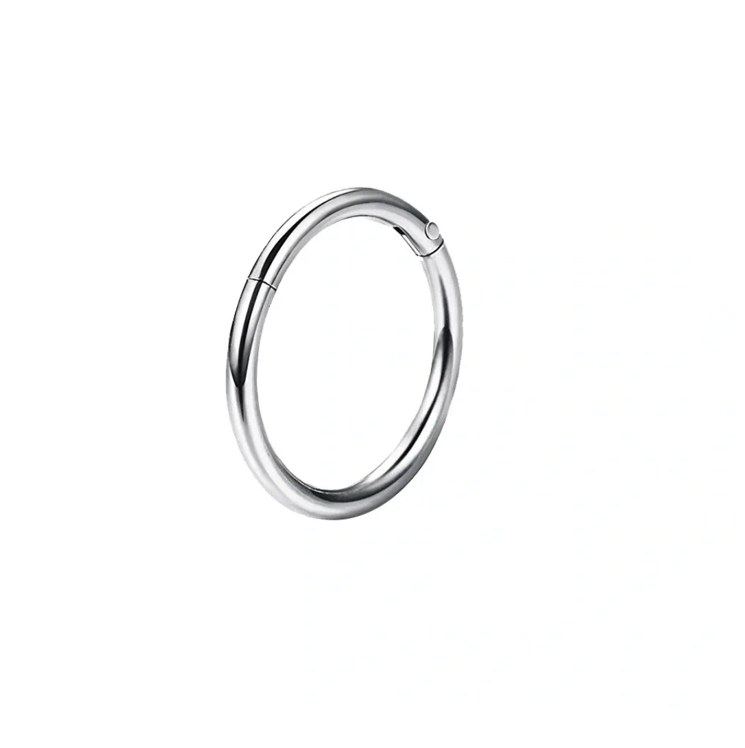 F-136 Titanium 18G Hinged Hoop