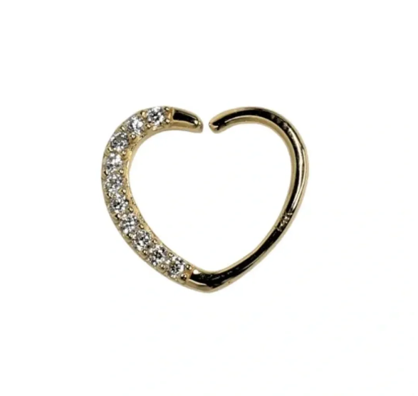 14k Gold Heart Ceri Ring